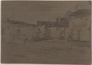 Liverdun. Uma das <em>Doze Gravuras da Natureza</em> de James Abbott McNeill Whistler