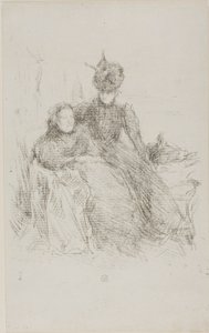 Mãe e filha de James McNeill Whistler