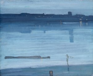 Nocturne: Azul e Prateado - Chelsea de James McNeill Whistler