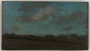 Nota em Azul e Opala—A Nuvem do Sol de James Abbott McNeill Whistler