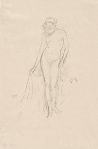 Modelo nu, em pé de James Abbott McNeill Whistler