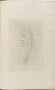 Mulher nua em pé, mão no quadril de James Abbott McNeill Whistler