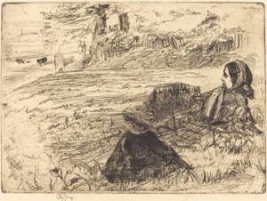 Enfermeira e criança de James Abbott McNeill Whistler