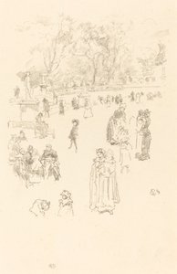 Amas: "As empregadas do Luxemburgo" de James Abbott McNeill Whistler