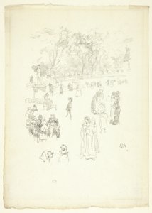 Amas: "As empregadas do Luxemburgo" de James Abbott McNeill Whistler