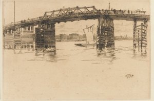 Ponte Velha de Battersea de James Abbott McNeill Whistler