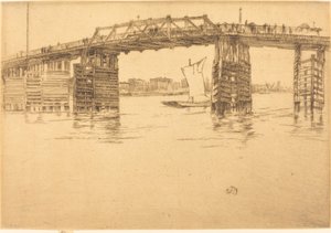 Ponte Velha de Battersea de James Abbott McNeill Whistler