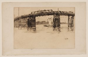 Ponte Velha de Battersea de James Abbott McNeill Whistler