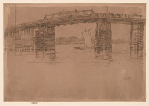 Ponte Velha de Battersea de James Abbott McNeill Whistler