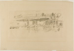 Ponte antiga de Battersea de James McNeill Whistler