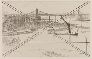 Ponte Velha de Hungerford de James Abbott McNeill Whistler