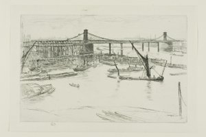 Ponte Velha de Hungerford de James Abbott McNeill Whistler