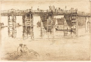 Ponte Velha de Putney de James Abbott McNeill Whistler