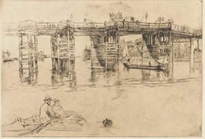Ponte Velha de Putney de James Abbott McNeill Whistler