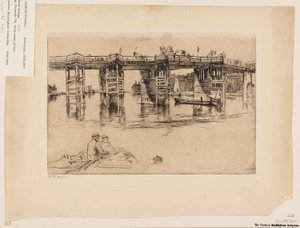 Ponte Velha de Putney de James Abbott McNeill Whistler