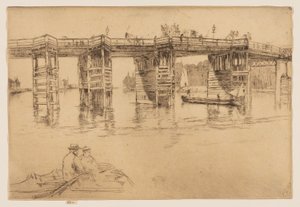 Ponte Velha de Putney de James Abbott McNeill Whistler