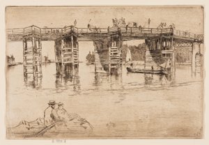 Ponte Velha de Putney de James Abbott McNeill Whistler