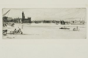 Ponte Velha de Westminster de James Abbott McNeill Whistler
