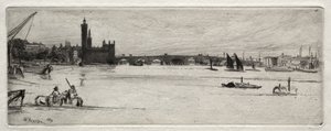 A antiga ponte de Westminster de James McNeill Whistler