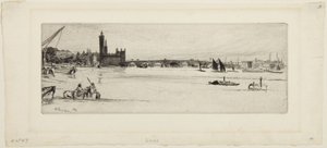 A antiga Ponte de Westminster de James McNeill Whistler