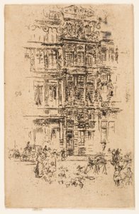 Palácios, Bruxelas de James Abbott McNeill Whistler