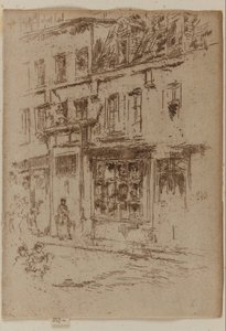 Petite Rue au Beurre, Bruxelas de James Abbott McNeill Whistler