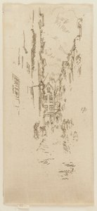 Rua dos açougueiros de James Abbott McNeill Whistler