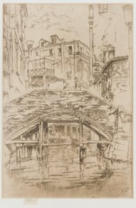 Ponte del Piovan de James Abbott McNeill Whistler