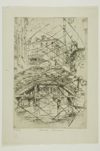 Ponte Piovan de James Abbott McNeill Whistler