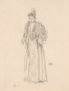 Estudo de retratos: Miss Charlotte R. Williams de James Abbott McNeill Whistler