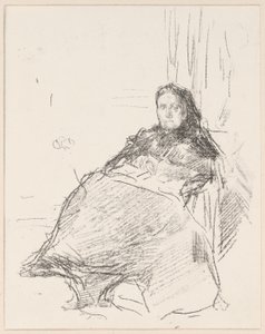 Estudo de retratos: Sra. Philip, nº 2 de James Abbott McNeill Whistler