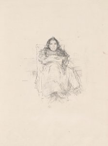 Estudo de retratos: Sra. Philip, No. 3 (reto) Estudo de Retrato: Geneviève Mallarmé (verso)