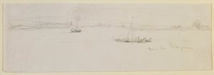Perto de Mainz de James Abbott McNeill Whistler