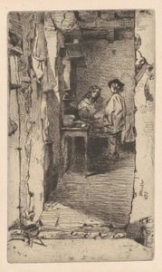 Rag Pickers, distrito de Mouffetard, Paris de James Abbott McNeill Whistler