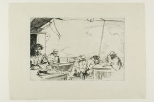 Sopa por três sous (sopa por três sous) de James McNeill Whistler