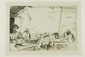 Sopa por três sous (sopa por três sous) de James McNeill Whistler