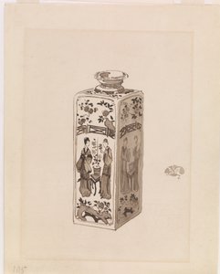 Recipiente Quadrado com Pescoço Longo de James Abbott McNeill Whistler