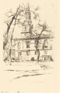 St. Giles-in-the-Fields de James Abbott McNeill Whistler