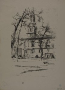 St. Giles-in-the-Fields de James Abbott McNeill Whistler