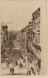 Rua de São Tiago de James Abbott McNeill Whistler