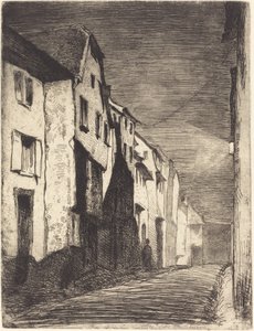 Rua em Saverne de James Abbott McNeill Whistler