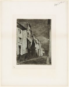 Rua em Saverne de James Abbott McNeill Whistler
