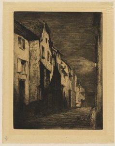 Rua em Saverne de James Abbott McNeill Whistler