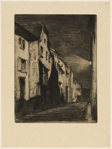 Rua em Saverne de James Abbott McNeill Whistler