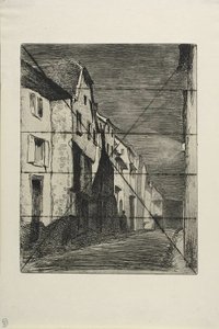 Rua em Saverne de James Abbott McNeill Whistler