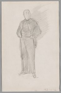 Estudo para o retrato de Thomas Way de James McNeill Whistler