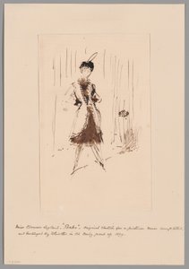 Estudo para "A Rapariga Azul: Retrato de Miss Elinor Leyland"