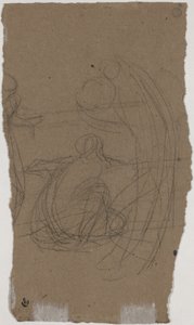 Estudo para "Variações em Azul e Verde" [verso] de James Abbott McNeill Whistler