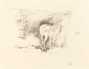 Estudo de um cavalo de James Abbott McNeill Whistler