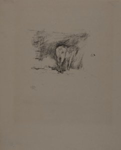 Estudo de um cavalo de James Abbott McNeill Whistler